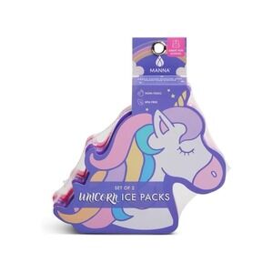 Core Kitchen Manna Pink & Purple Magical Unicorn Shaped 5 x 6 Inch Food-Grade Sa